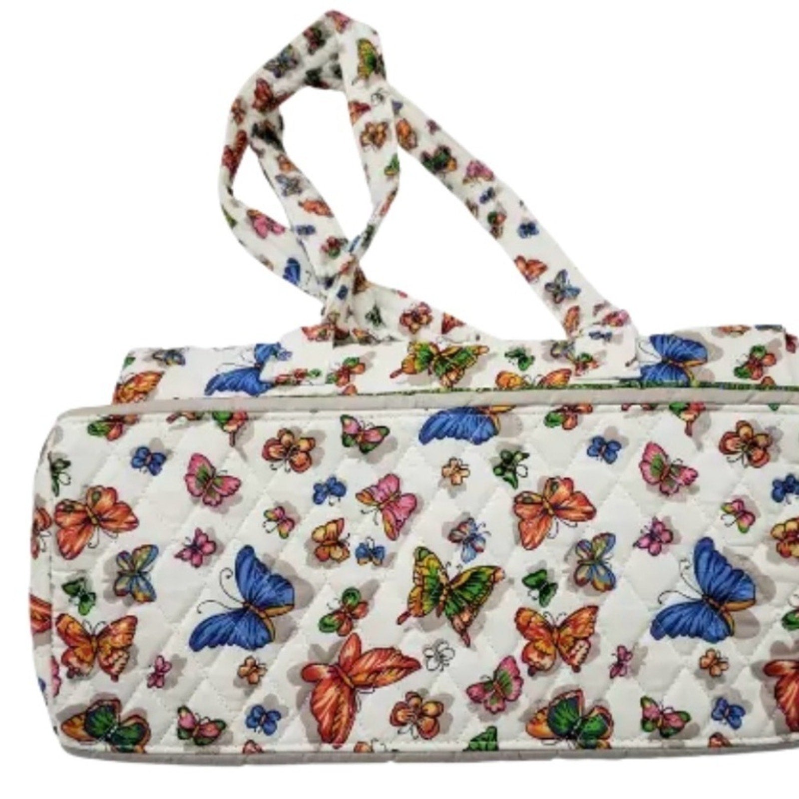 Floral Butterfly Print Women's Bag