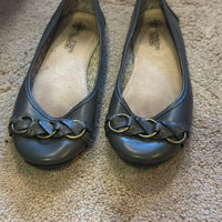 Harborsides Gaze Women Flat Leather Shoes - Memory Foam, Vegan Leather, Casual