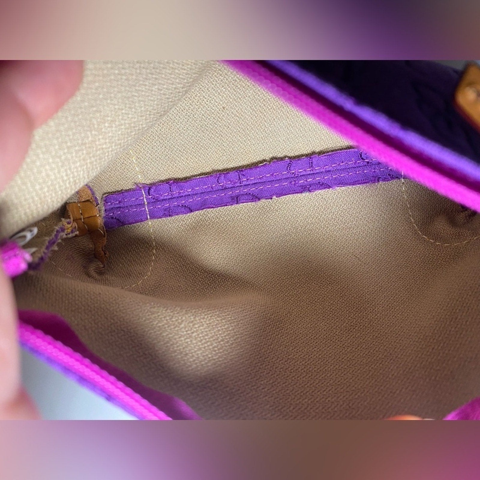 Vintage Purple Multipurpose Pouch