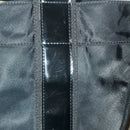 Tory Burch Black Nylon and Leather Ella Tote