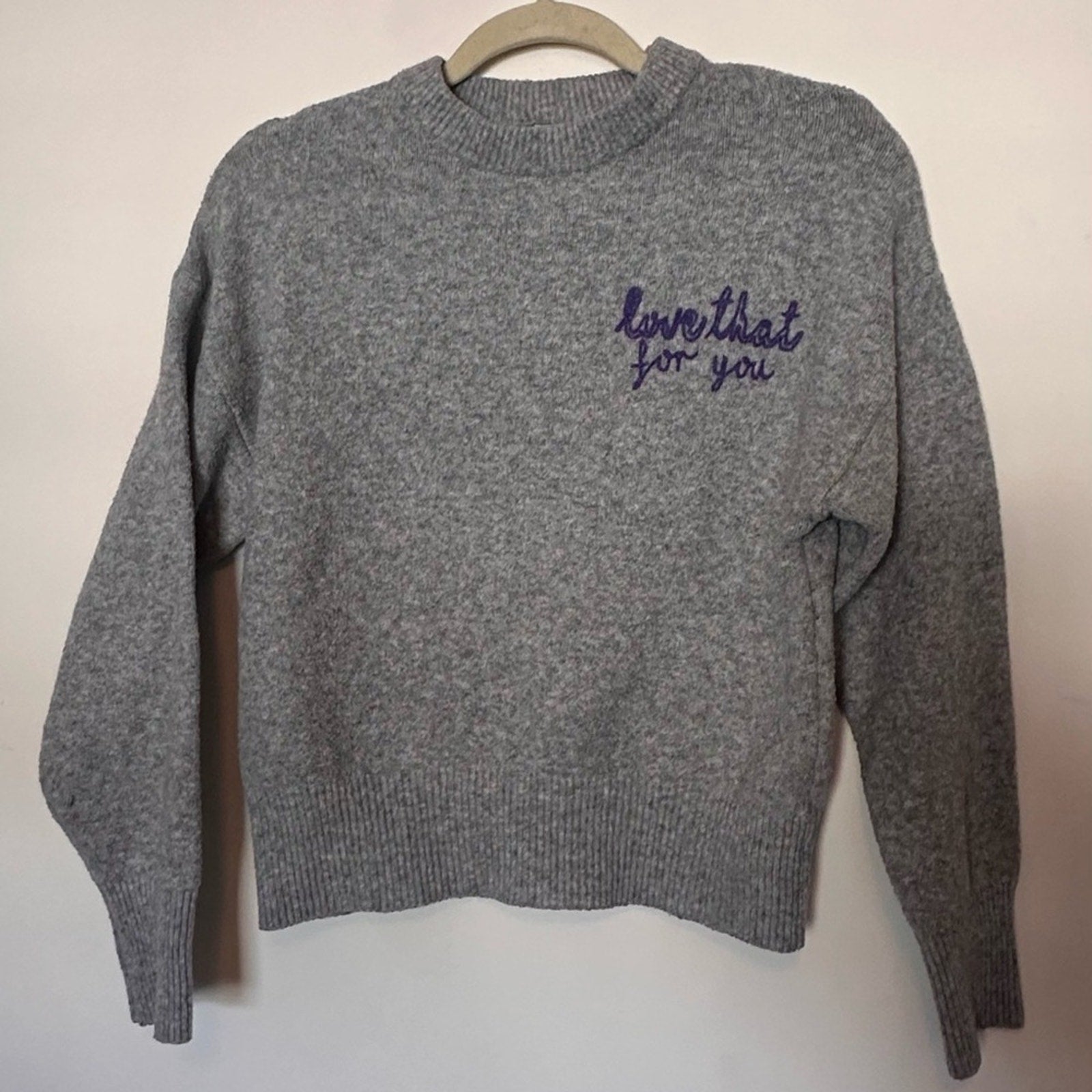 A New Day Gray Crew Neck Sweater