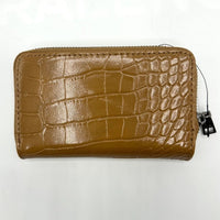 Croc-Embossed 🐊 Tan Badgley Mischka Wallet