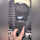 Lands End - Women’s Charcoal Gray Sweater with Nordic Pattern