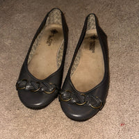 Harborsides Gaze Women Flat Leather Shoes - Memory Foam, Vegan Leather, Casual