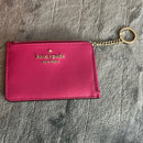 Kate Spade ♠️ Darcy Medium L-Zip Card Holder In Pink