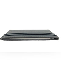 Burberry Sandon Card Case Wallet Embossed Logo Leather Storm Grey *NWT*