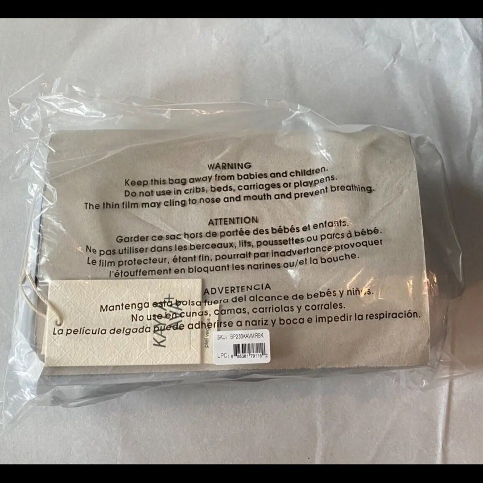 Black Kayla + Ava Cross body or clutch