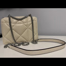 NWOT - Coach CJ526 Mini Klare Crossbody Puffy Diamond Quilting Chalk Leather