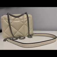 NWOT - Coach CJ526 Mini Klare Crossbody Puffy Diamond Quilting Chalk Leather