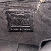 Coach Black Leather Shoulder Bag with Dust Cover