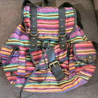 Colorful Striped Backpack