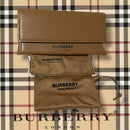 Authentic Burberry London England, Camel Brown Leather CASE