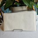 Michael Kors White Saffiano Leather XL NWT XL 6"x10" White Wristlet-Item