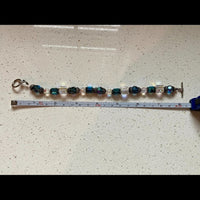 Kali Swarovski Bracelet Black and Clear Crystal Beaded Bracelet