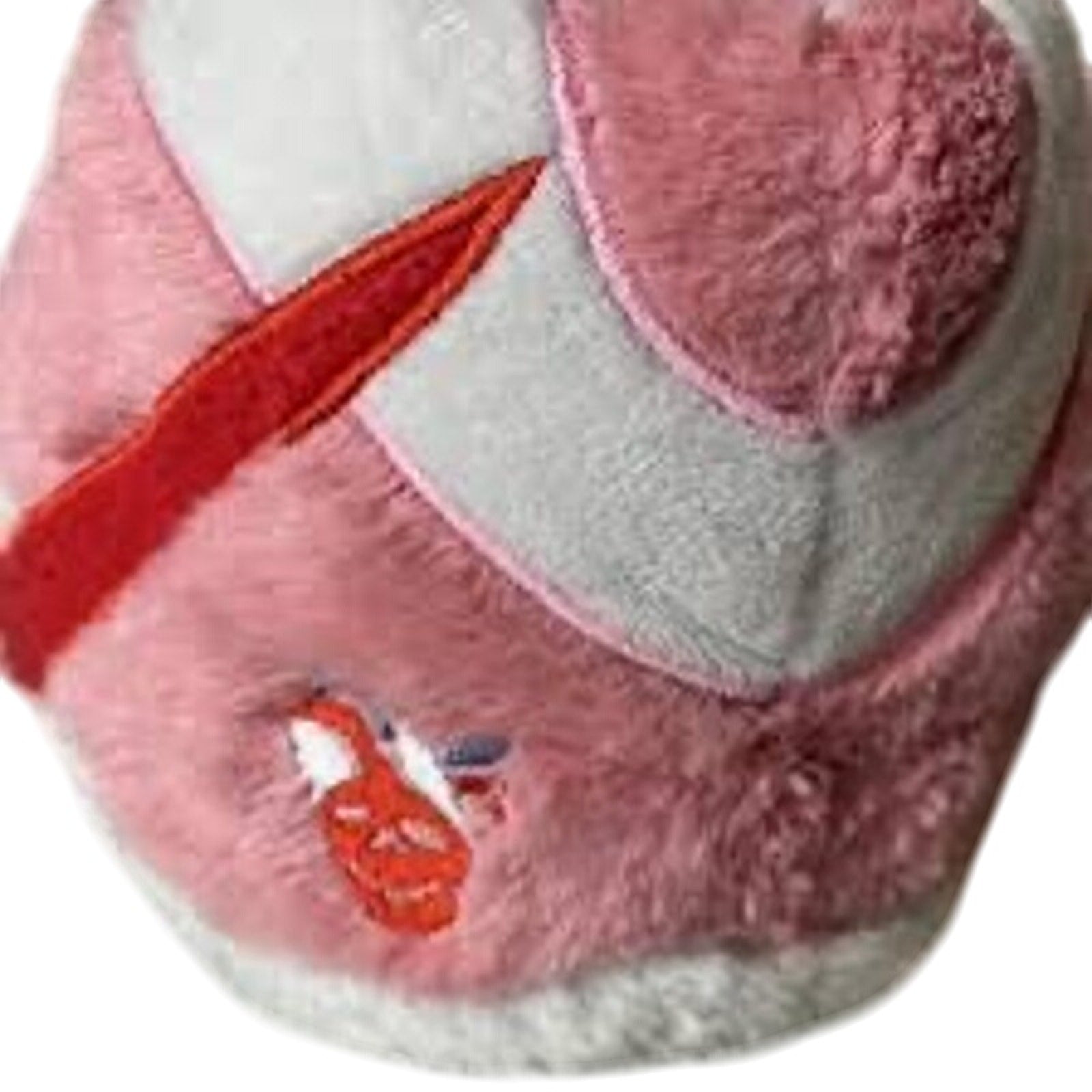 Strangelove Fuzzy Slippers Pink Nike Airforce 1 Dunk Pink, Red, White One Size Adult