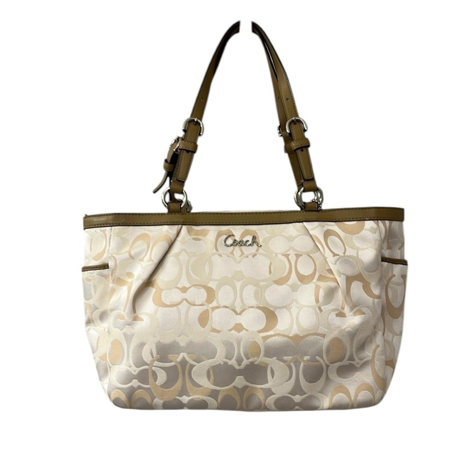 Coach Gallery Optic Signature East West Tote F17881 NWT
