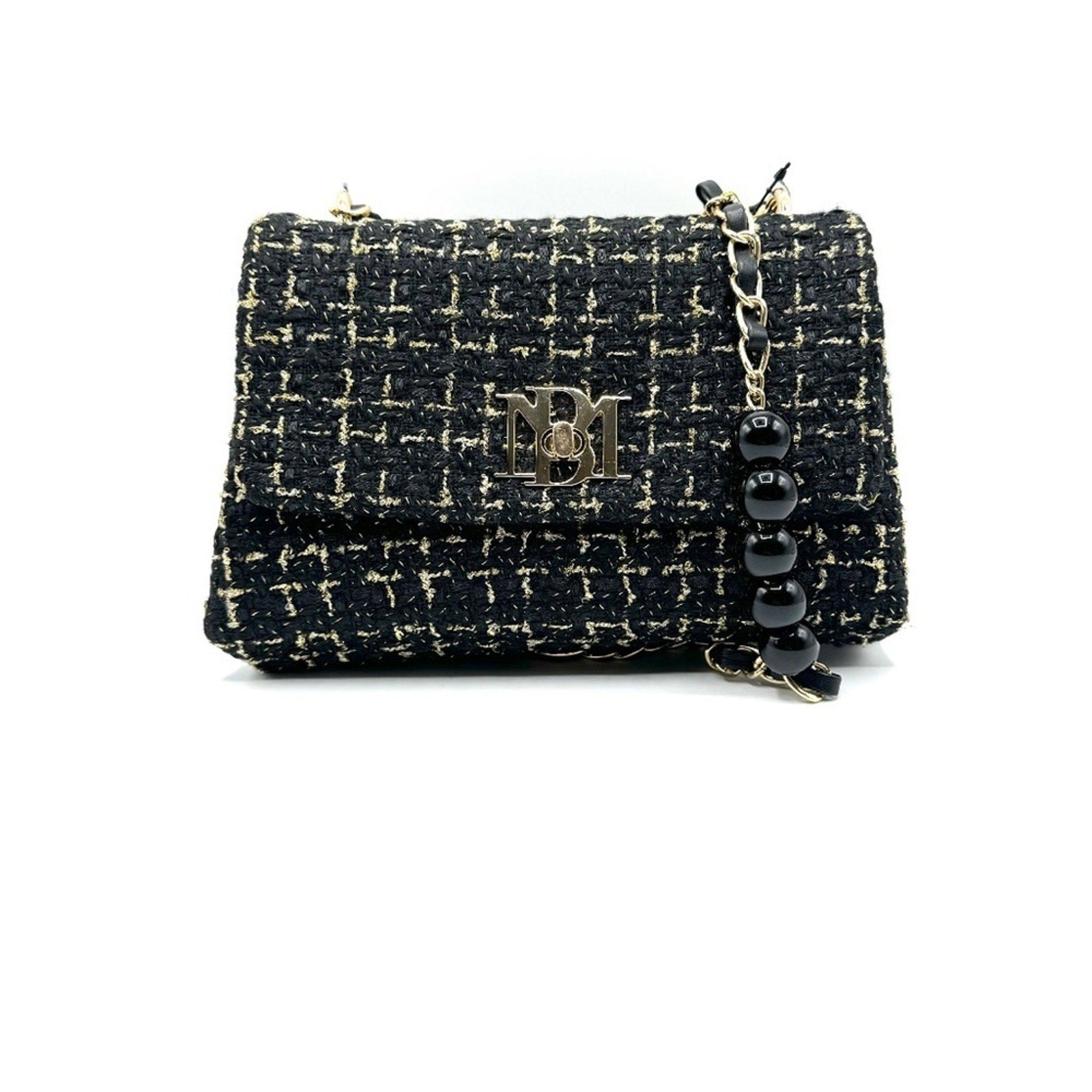 Badgley Mischka Tweed Crossbody NIP