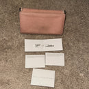 Stella Mc Cartney Stella McCartney Suede Clutch Wallet Pink
