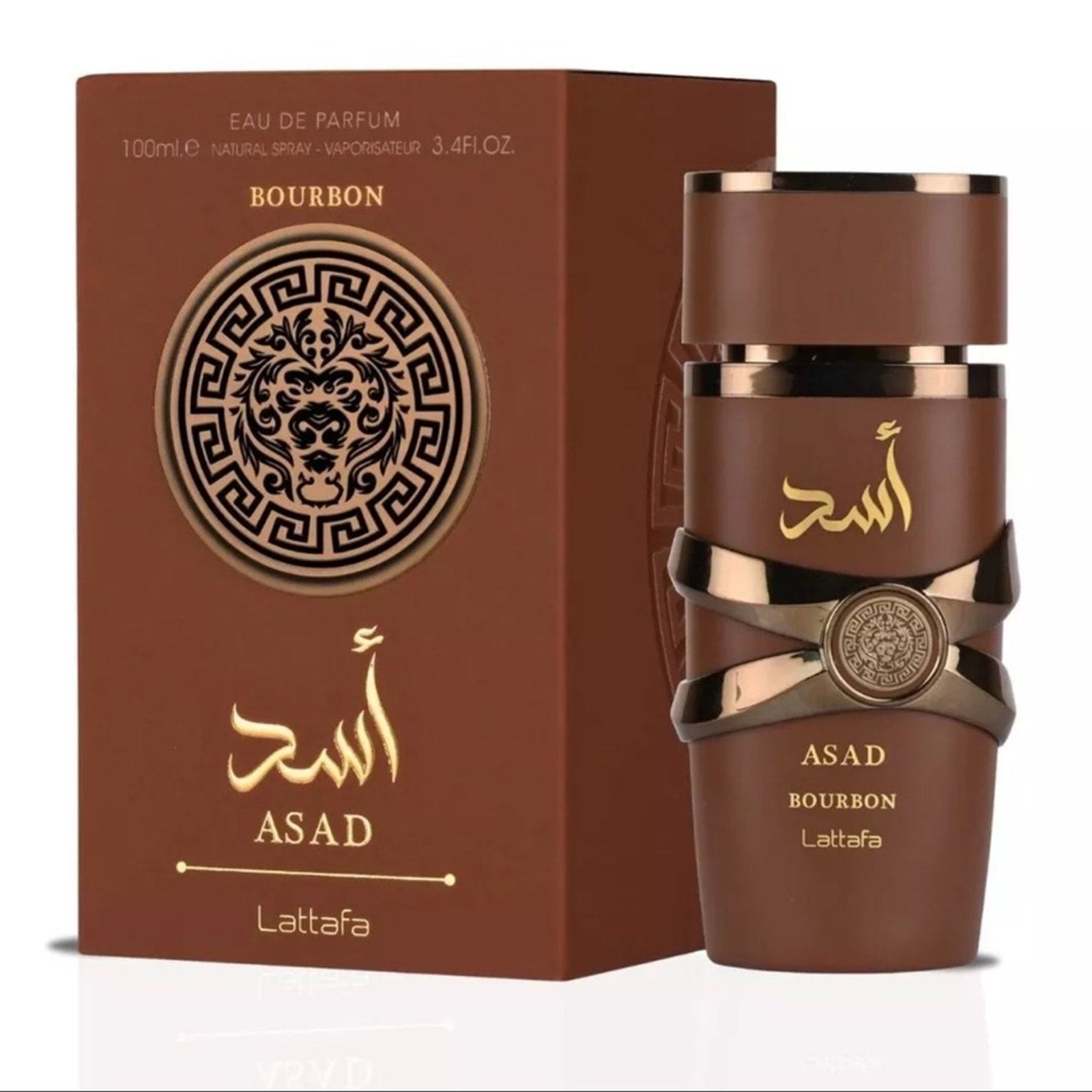 Asad Bourbon Eau De Parfum Spray 100ML (3.4 OZ) By Lattafa