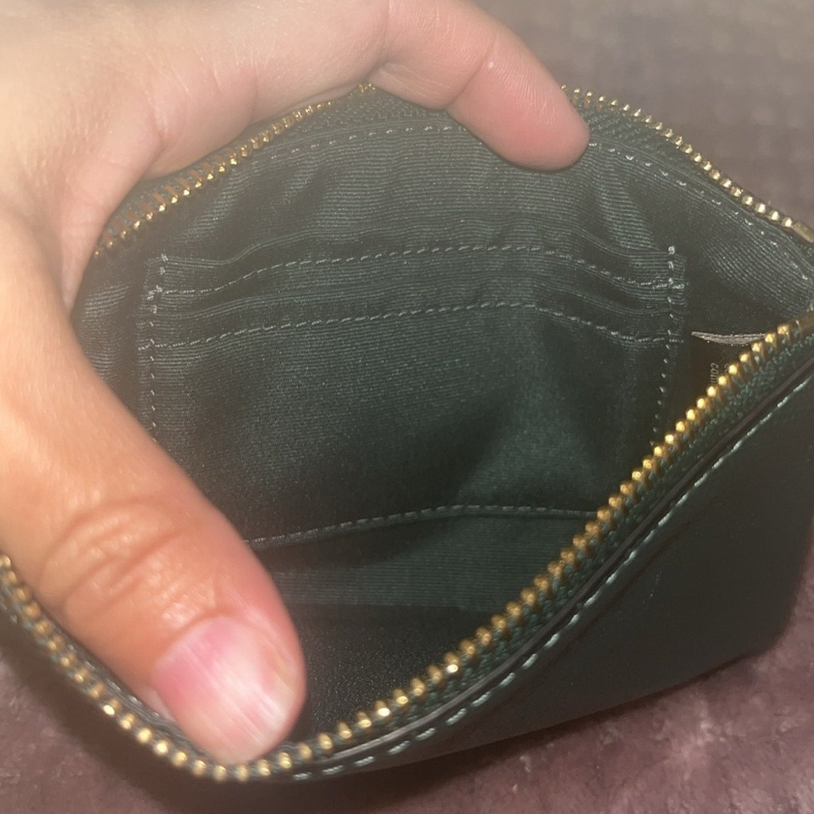 Green Coach Wristlet NWOT; NO CALLOUTS