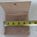 Authentic Gucci Pink and Silver D Ring Abby Compact Wallet