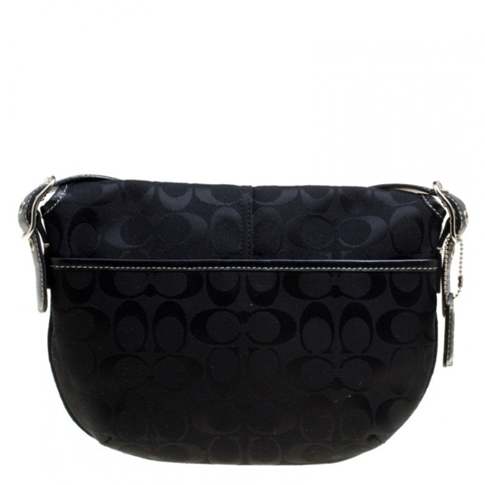 Coach Black Signature Canvas Crossbody Bag NWOT