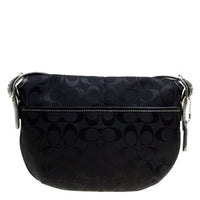 Coach Black Signature Canvas Crossbody Bag NWOT