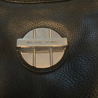 Michael Kors Black Leather Purse Handbag Snap Buckle Early 2000's Model