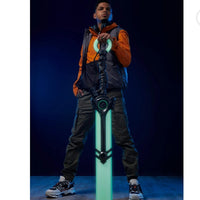 League of Legends, Life-Size Ekko’s Bat, Over 3 Feet with 15+ Iconic Lights and Sounds, Premium Cosplay, Display Stand, Champion Collection for Ages 15 +