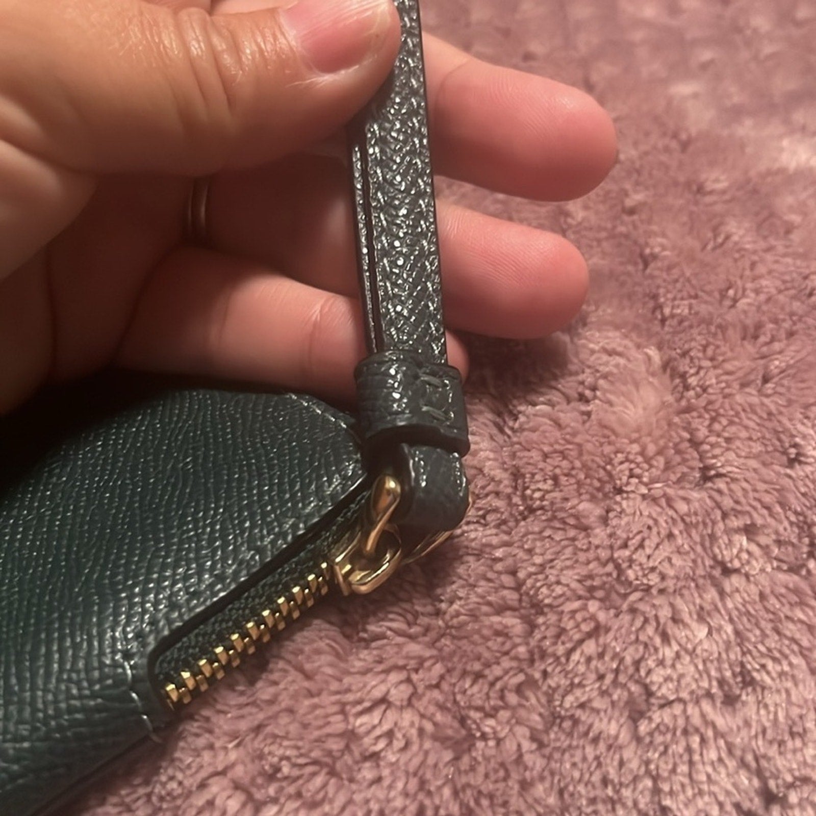 Green Coach Wristlet NWOT; NO CALLOUTS