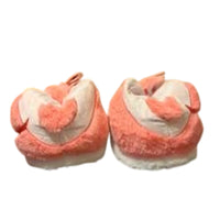 Strangelove Fuzzy Slippers Pink Nike Airforce 1 Dunk Pink, Red, White One Size Adult