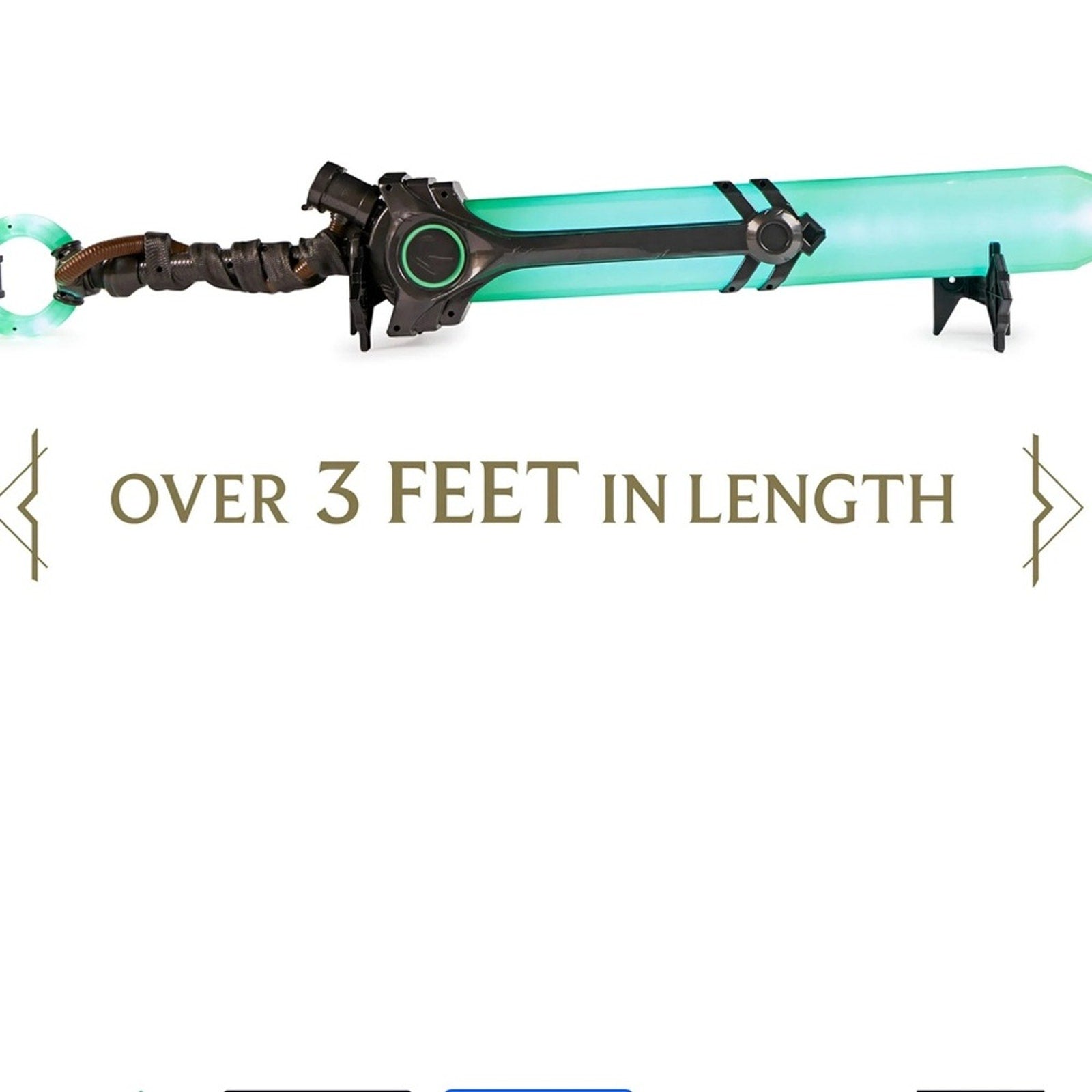 League of Legends, Life-Size Ekko’s Bat, Over 3 Feet with 15+ Iconic Lights and Sounds, Premium Cosplay, Display Stand, Champion Collection for Ages 15 +