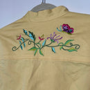 Quaker Factory Embroidered Yellow Jacket