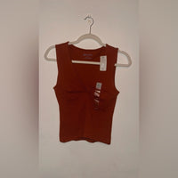 Rust Sleeveless Top