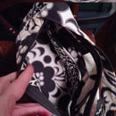Vera Bradley Stylish Black and White Quilted Women's Bag