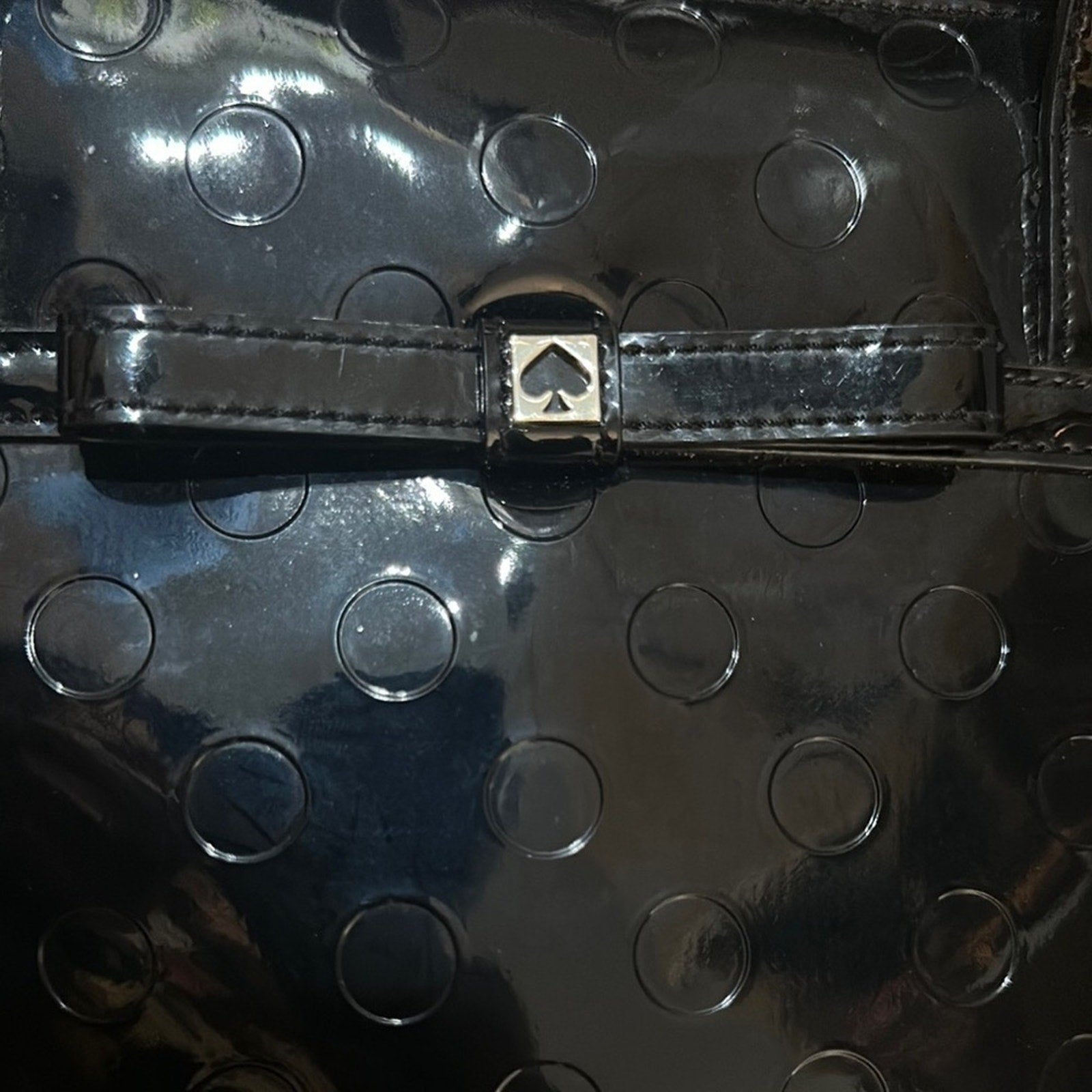 Kate Spade ♠️ Black Patent Leather Tote