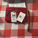 Coach Red Wristlet Clutch