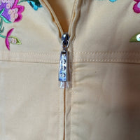 Quaker Factory Embroidered Yellow Jacket