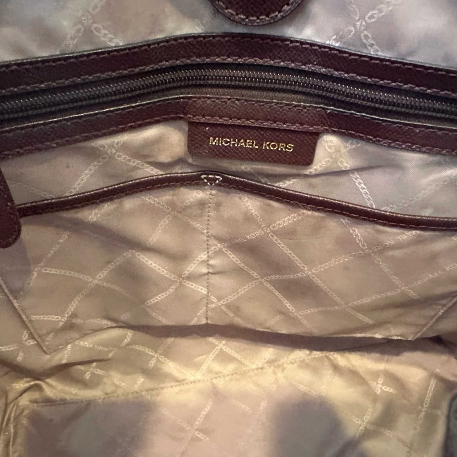 Micheal Kors beautiful Ox Blood/Brown shoulder bag rare color