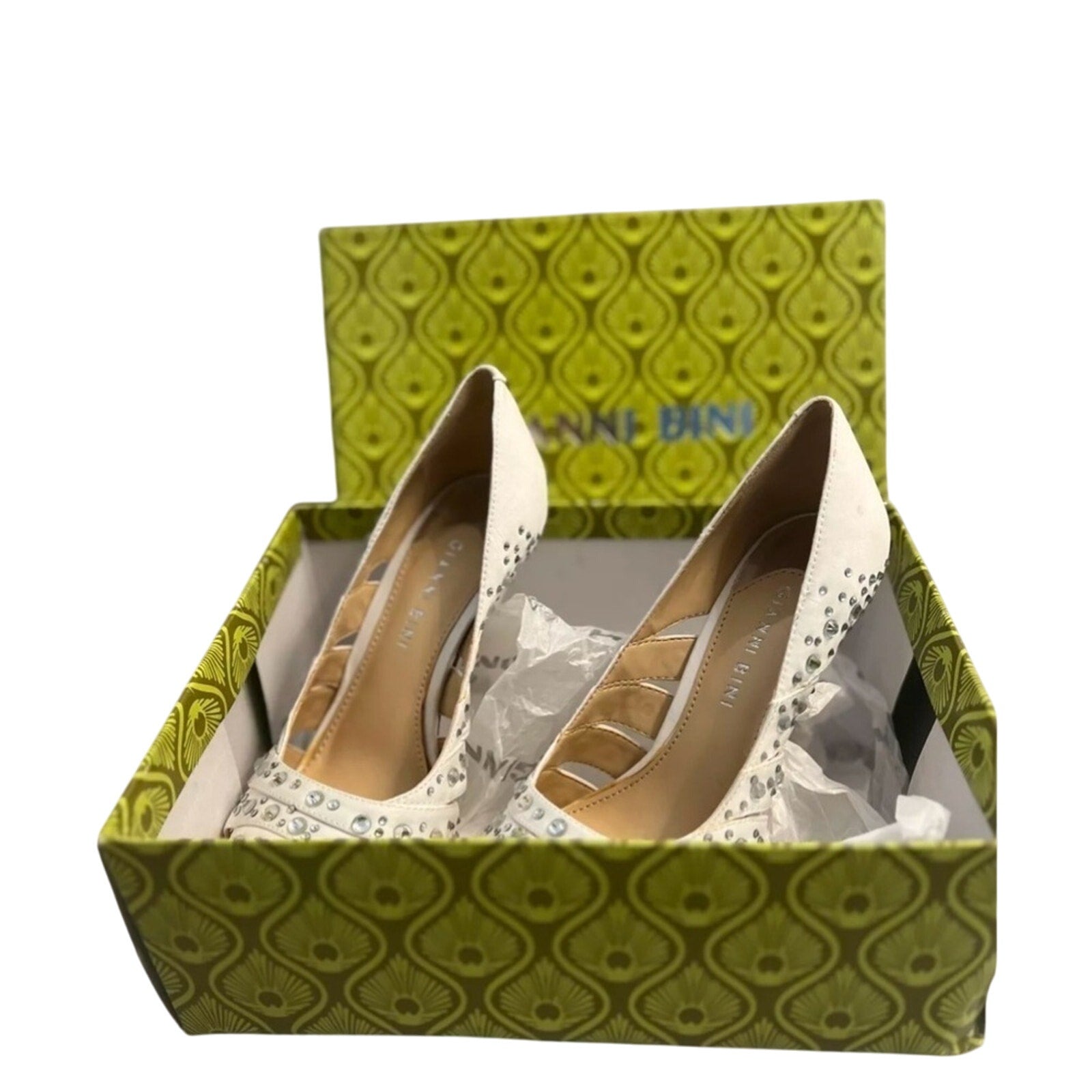 Gianni Bini, Silver, Style: ANNA042 heels