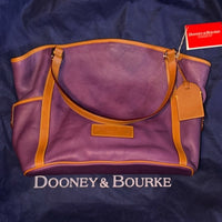 VINTAGE RARE Purple and Brown Tote Bag