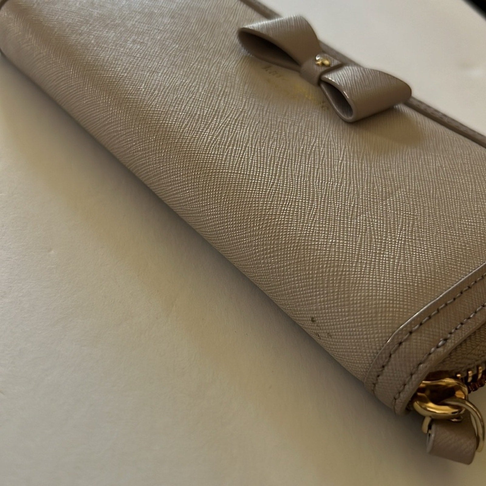 kate spade ♠️ long wallet ribbon beige 21 - excellent condition