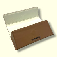Authentic Burberry London England, Camel Brown Leather CASE