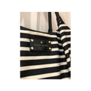 Kate Spade ♠️ Black and White Striped Diaper Bag with Changing Pad