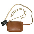INC International Concepts Convertible Fanny Pack belt bag / Crossbody Purse - Cognac Brown Quilted (Various sizes)