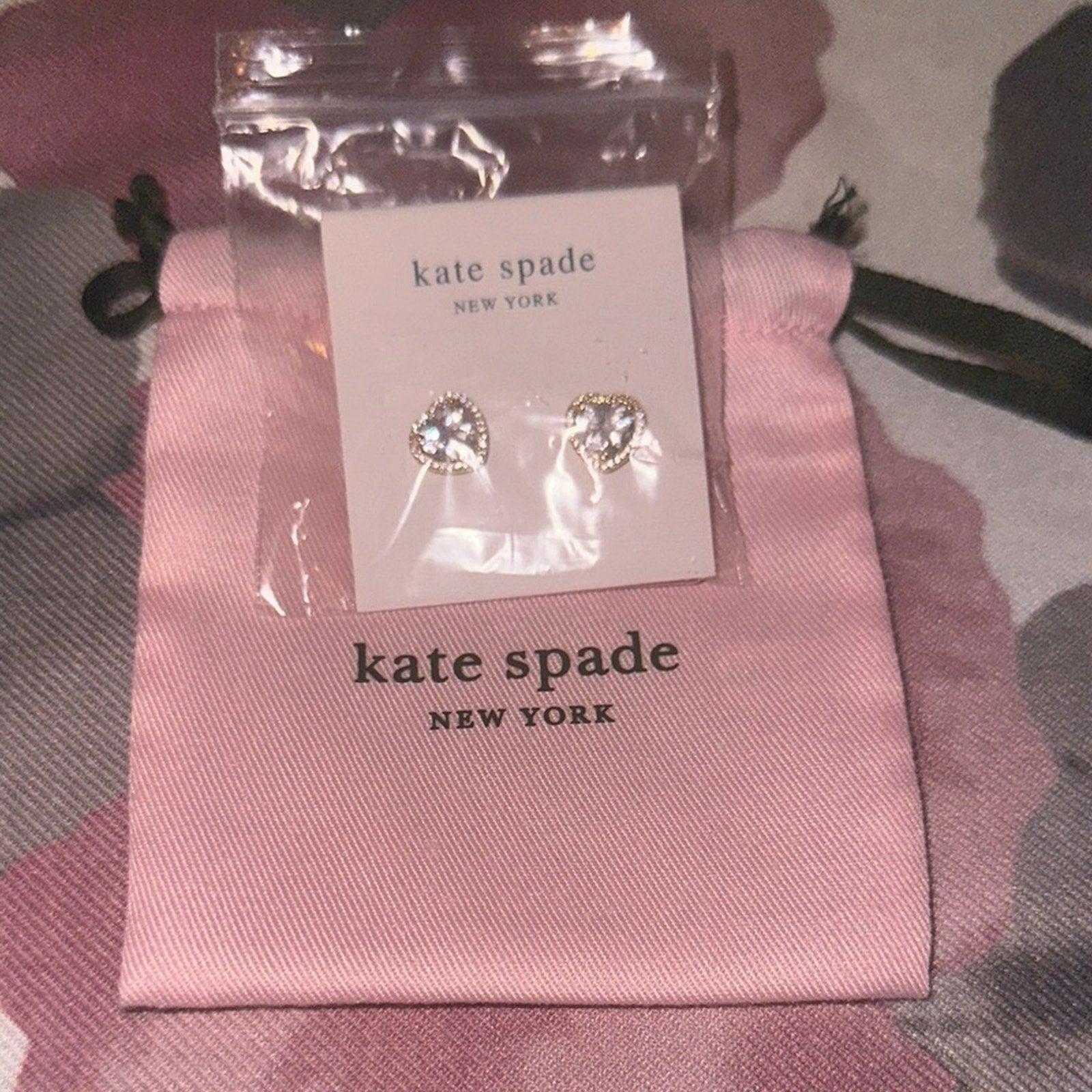 Kate Spade ♠️ Gold Heart Earrings