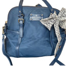 Kate Spade Navy Blue Nylon Crossbody w/Twilly