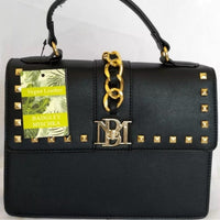 Black Studded Badgley Mischka Crossbody Bag NIP