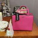 KARL LAGERFELD PARIS, Maybelle Small Crossbody Satchel, NWT, PINK