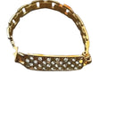Vintage Gold Plated Swarovski Chain Link Bracelet (Discontinued) 7 in.